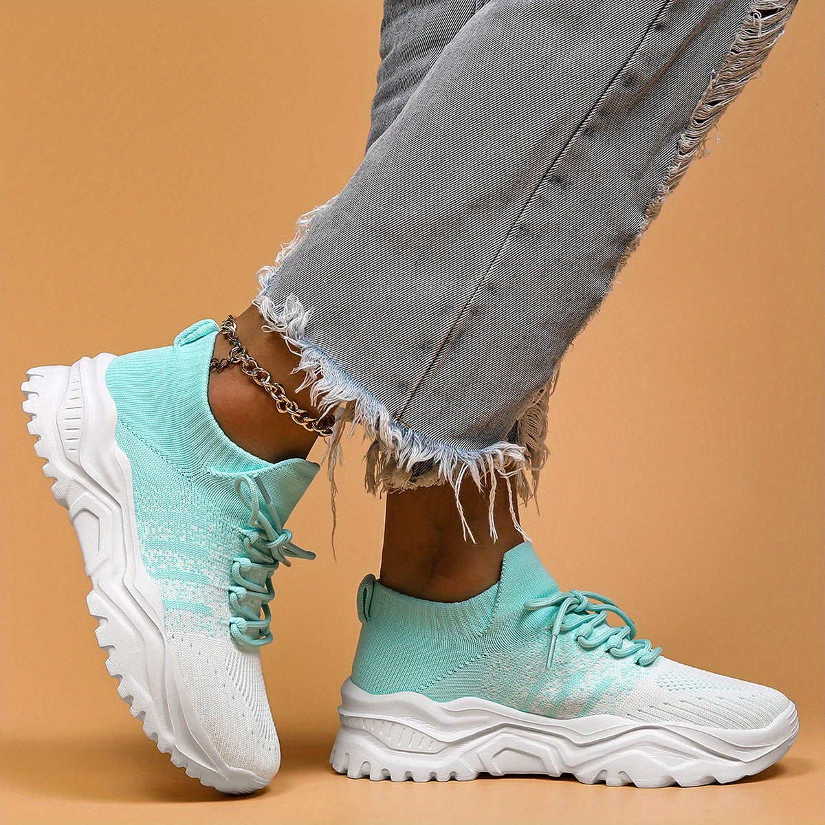 Women's Simple Low-Top Sneakers – Breathable, Lightweight & Casual