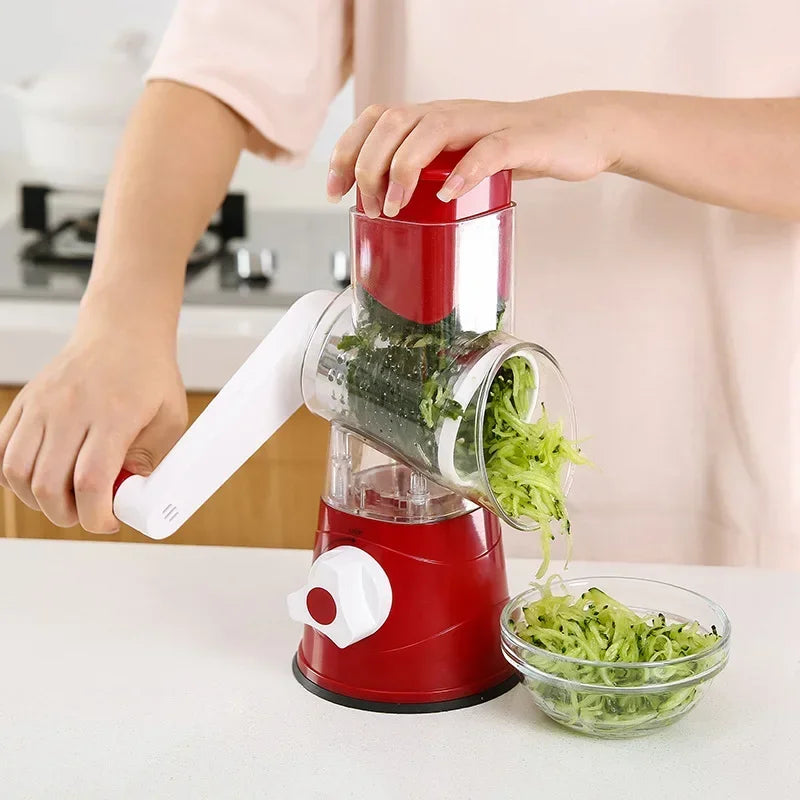 Manual Rotary Vegetable Slicer Cutter