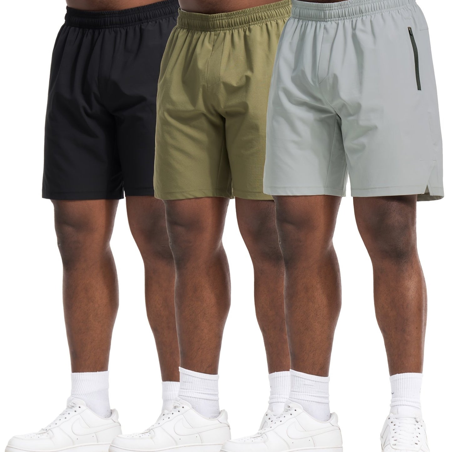 3-Pack Men's Running & Athletic Shorts