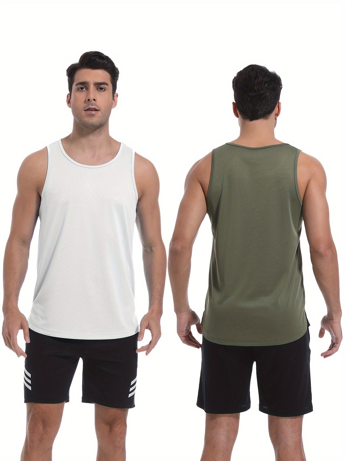6-Piece Quick-Dry Athletic Tank Tops