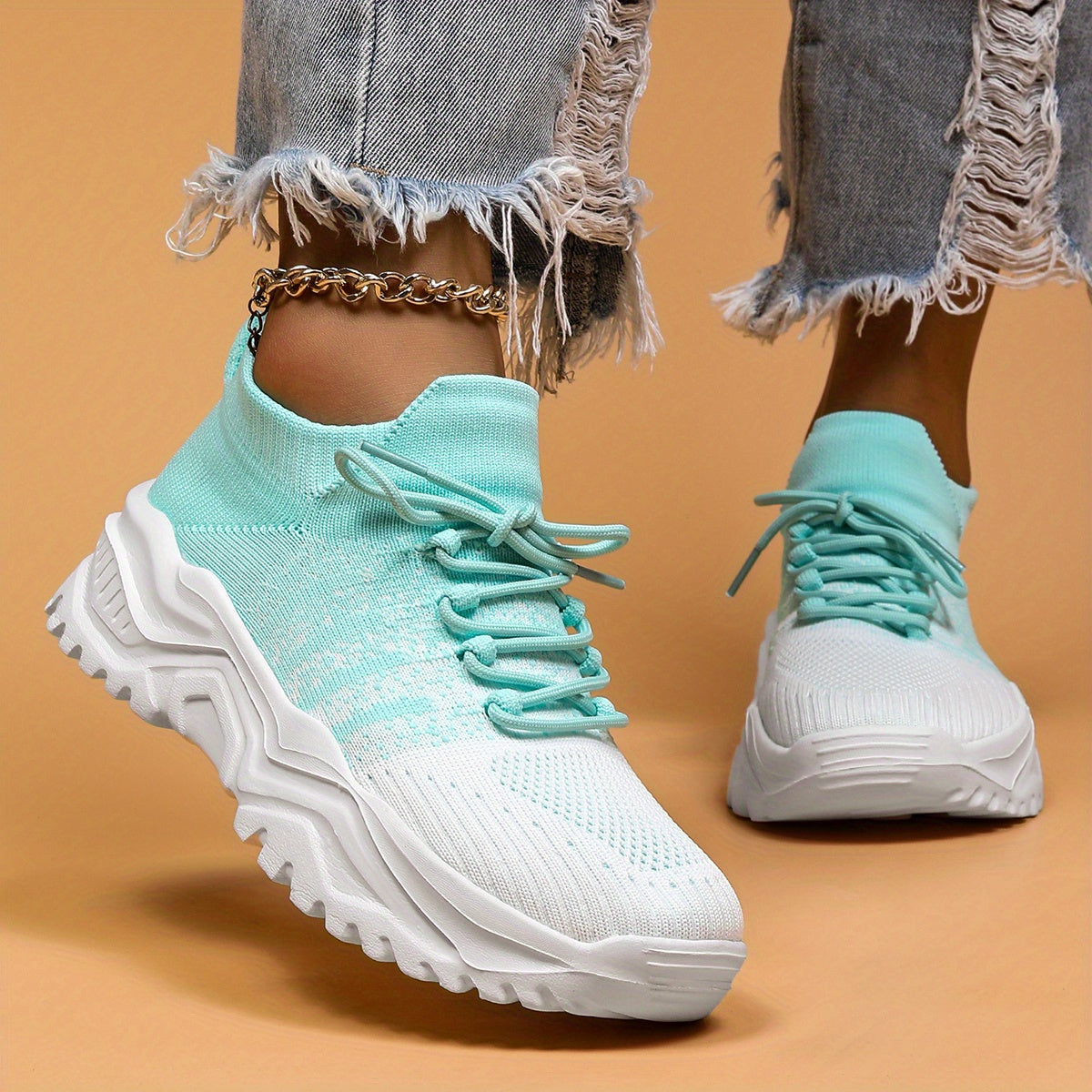 Women's Simple Low-Top Sneakers – Breathable, Lightweight & Casual