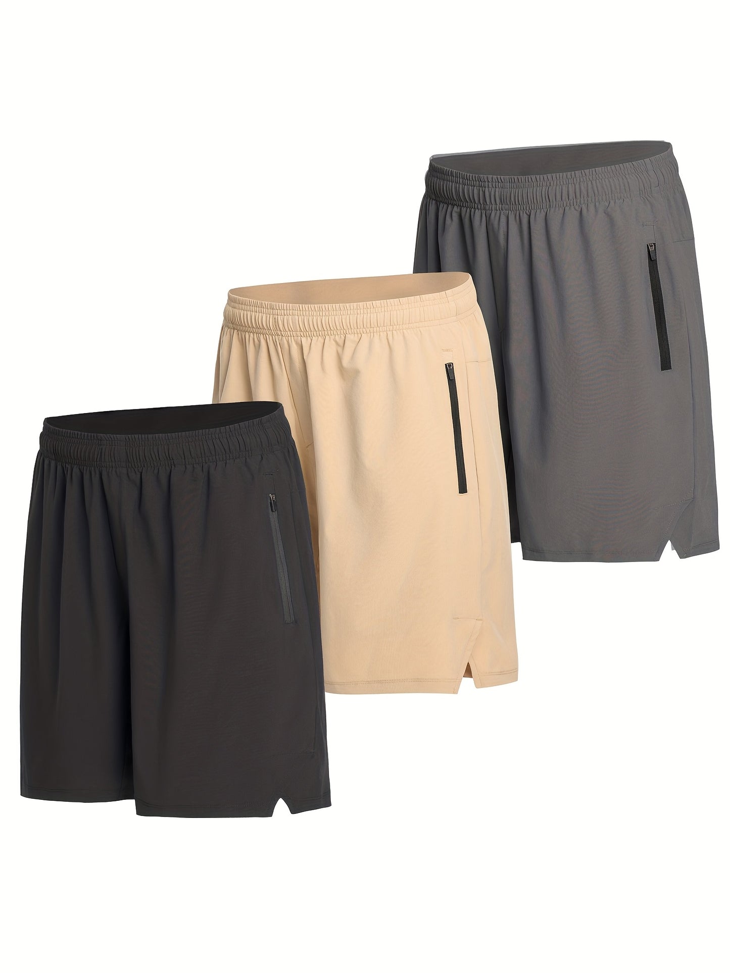 3-Pack Men's Running & Athletic Shorts