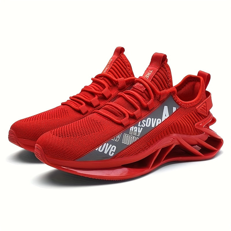 Men's Lightweight Breathable Running Shoes – Stable & Cushioned for All-Season Wear