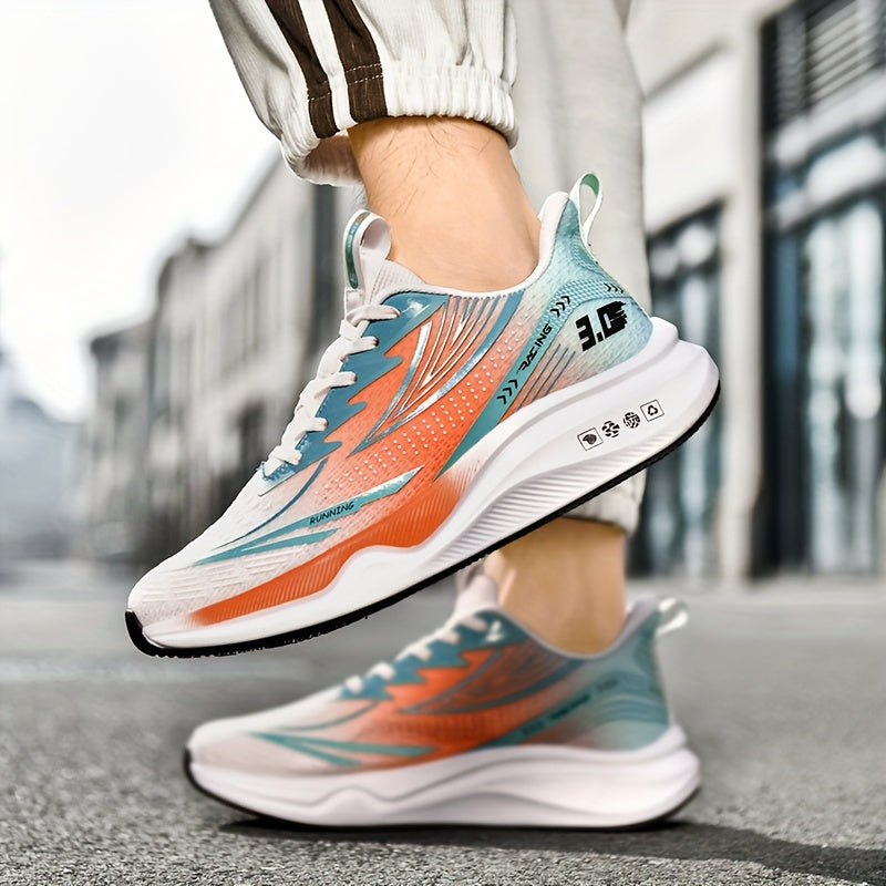 Men's Mid-Top Sports Sneakers – Lightweight Casual Running Shoes