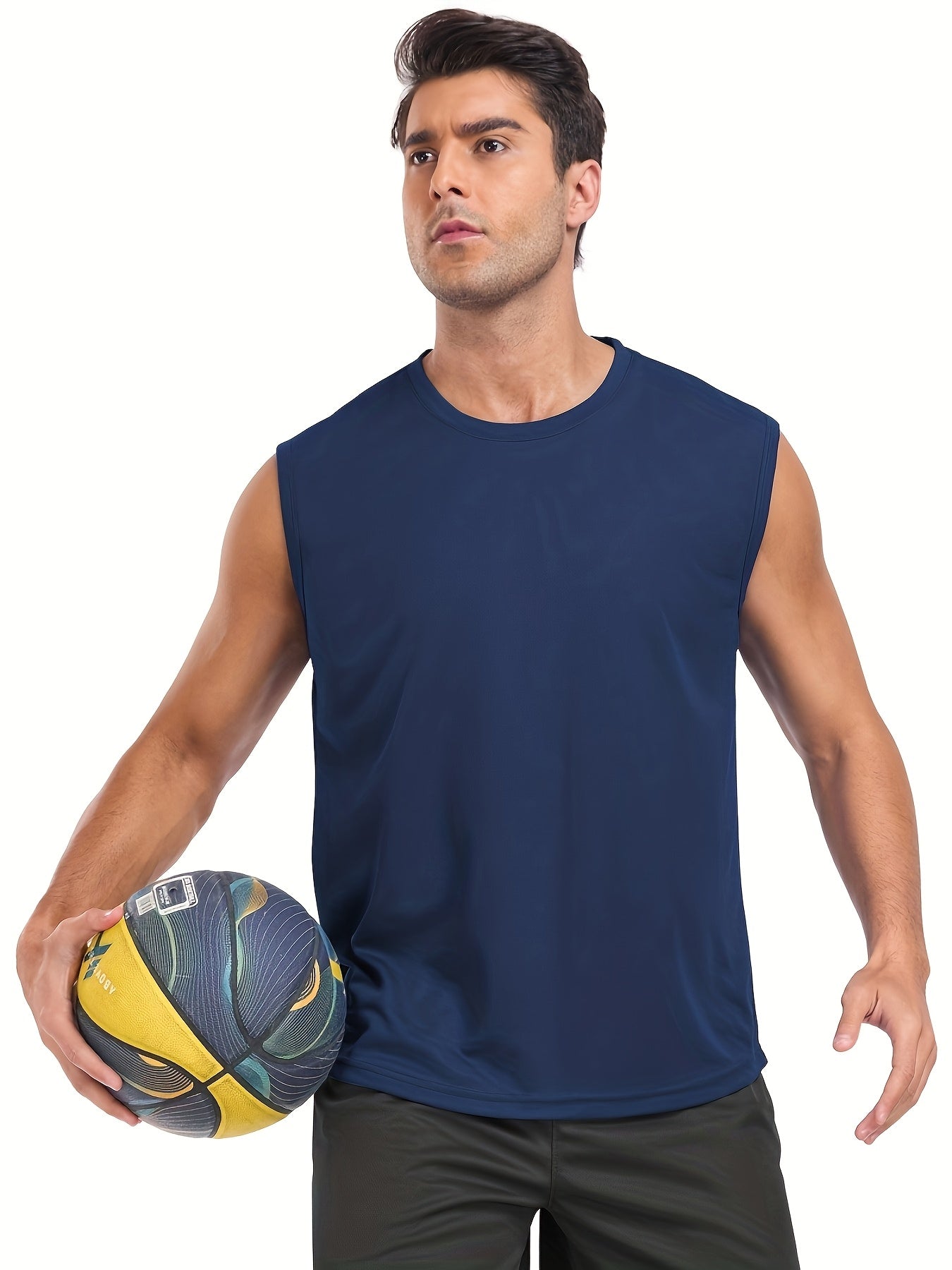 Men's 6-Piece Quick-Dry Sleeveless Workout Tank Tops