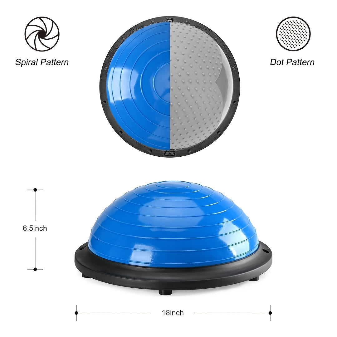 Thickened Core Muscle Balance Ball with Resistance Bands