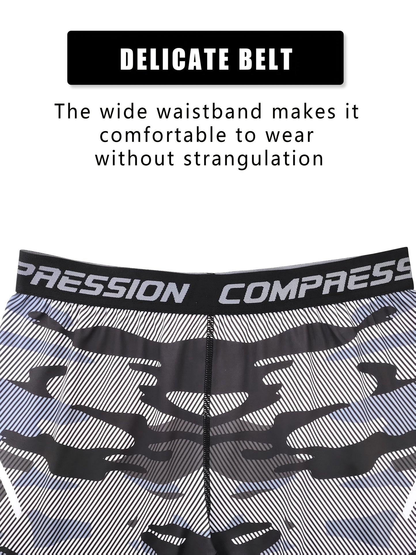 5-Pack Men's Athletic Compression Tights