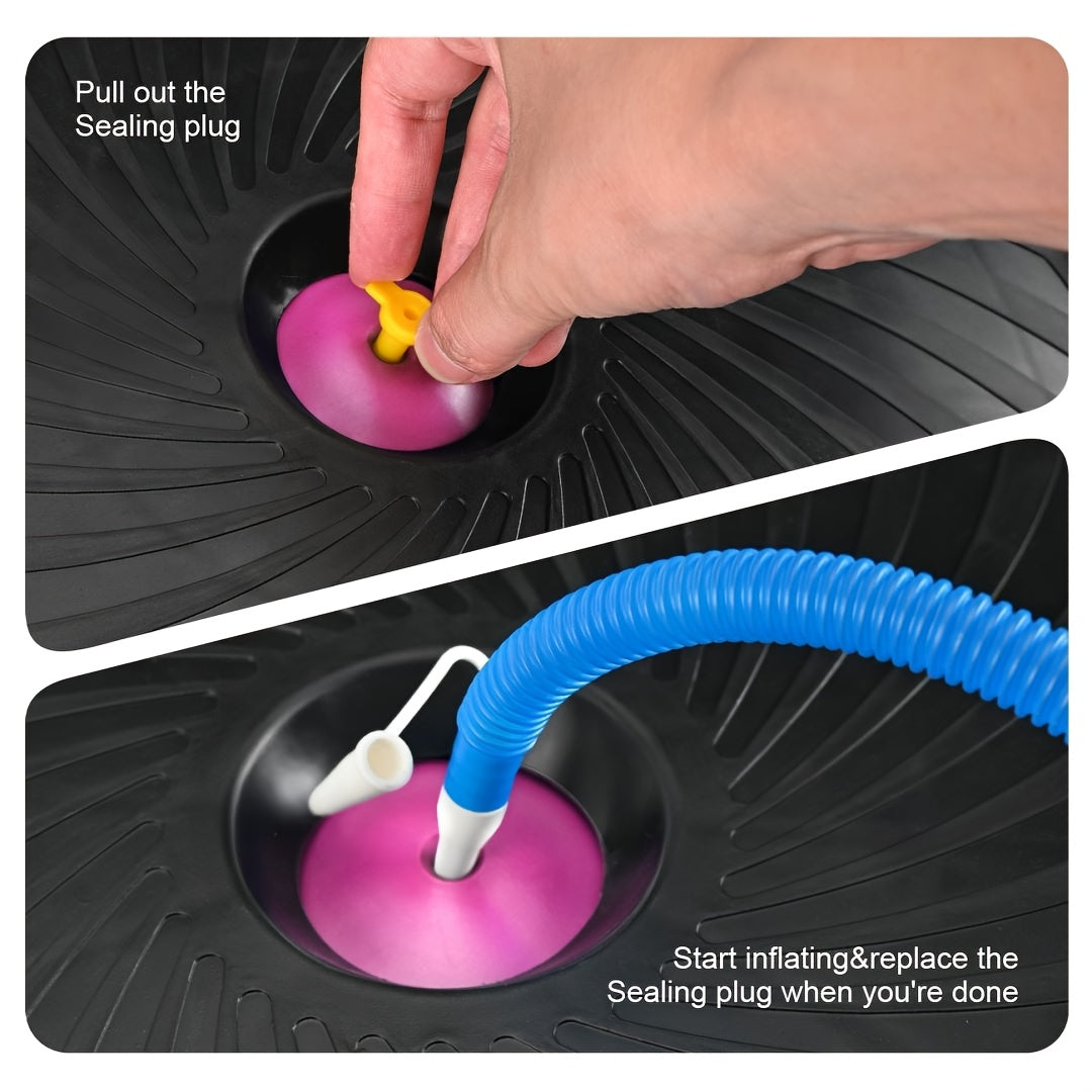 Thickened Core Muscle Balance Ball with Resistance Bands