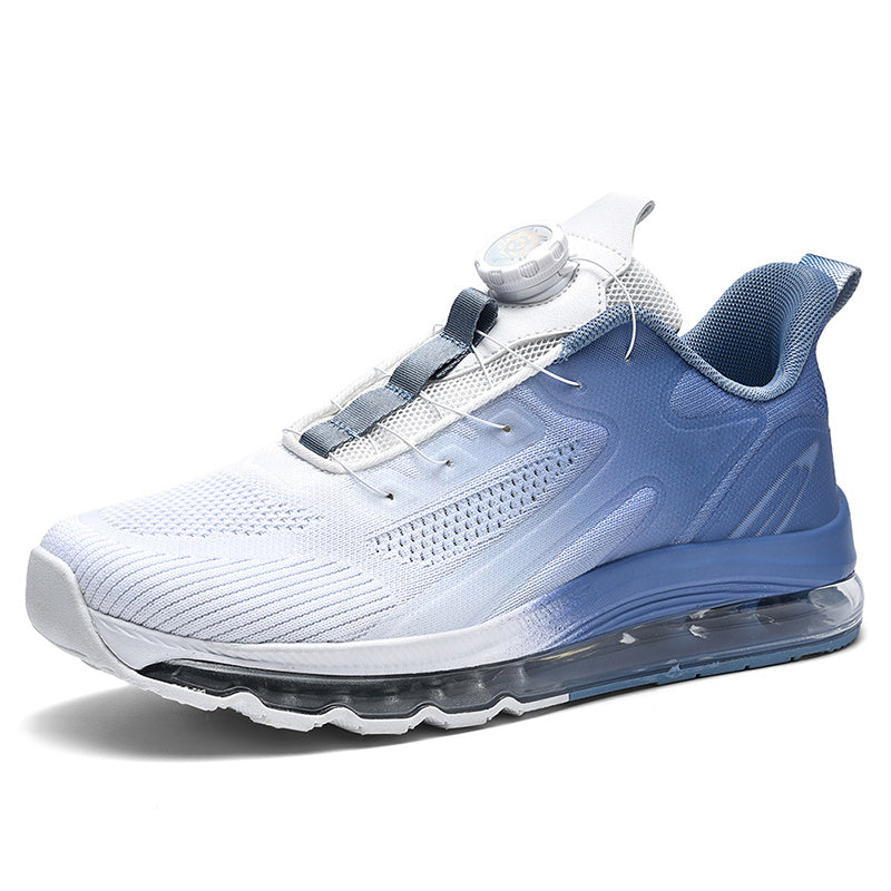 Men's Breathable Mid-Top Sports Shoes – Air Cushion & Non-Slip Design
