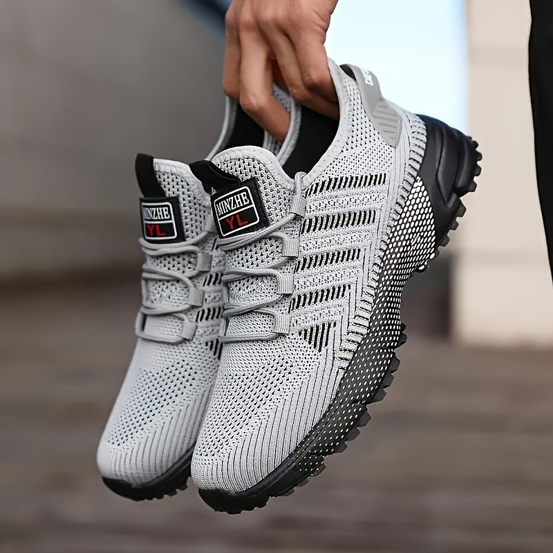Men's Low-Top Running Shoes – Lightweight All-Season Sports Sneakers