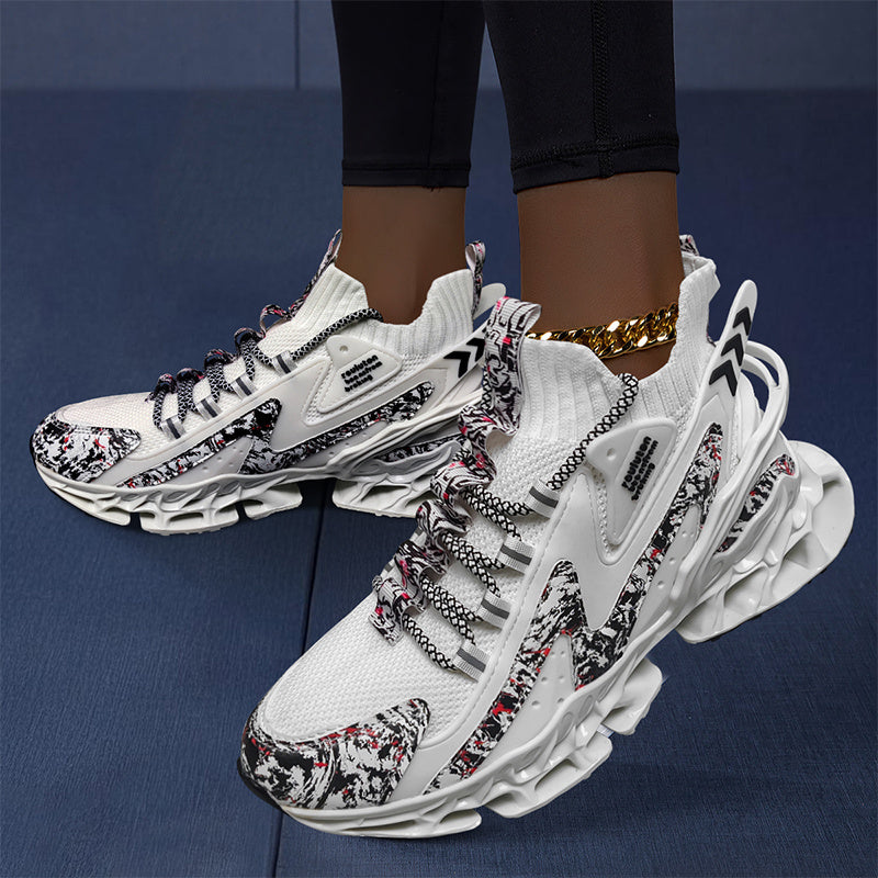  Women’s Fashionable Lace-Up Casual Sneakers