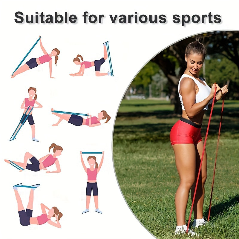 Resistance Bands Set for Strength Training and Yoga