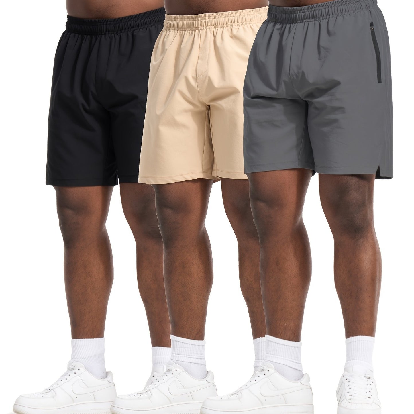 3-Pack Men's Running & Athletic Shorts