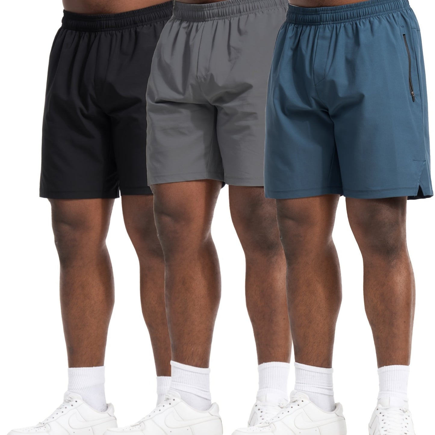 3-Pack Men's Running & Athletic Shorts