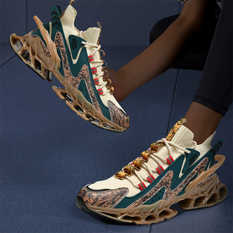  Women’s Fashionable Lace-Up Casual Sneakers