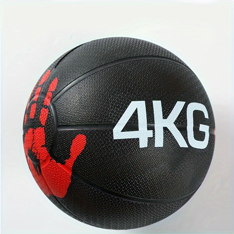 Durable Rubber Weighted Fitness Ball for Strength and Balance