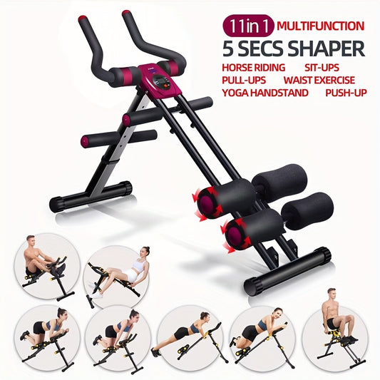 12-in-1 Ab Training and Squat Machine for Home Gym