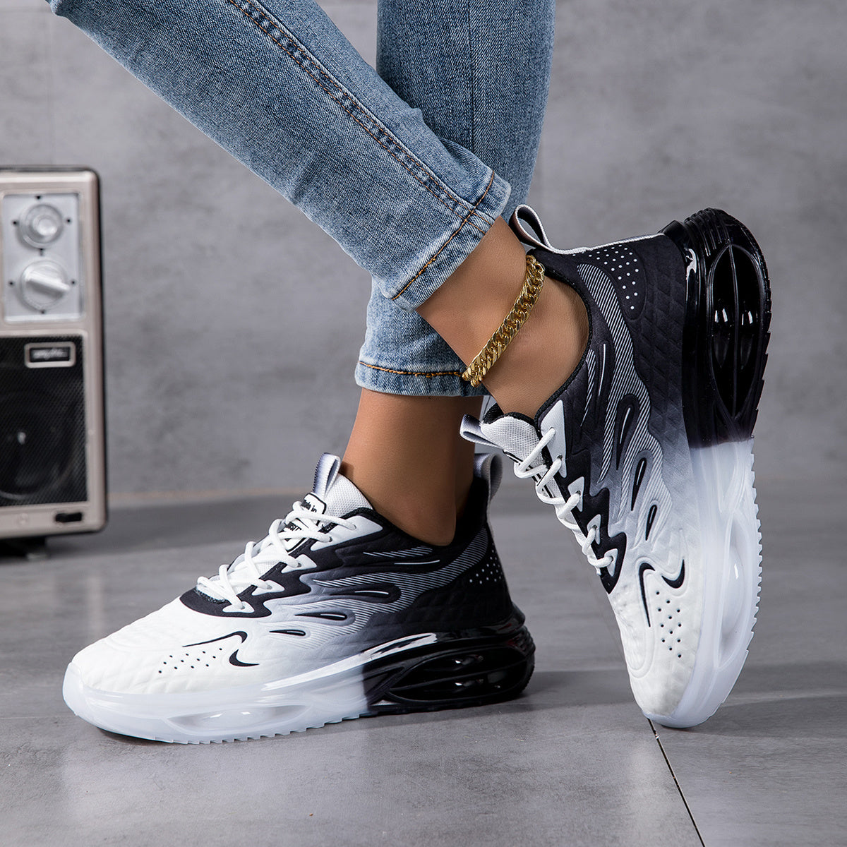 Women's Gradient Air Cushion Running Shoes