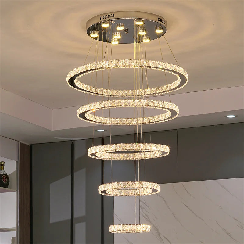 LED Crystal Ceiling Chandelier