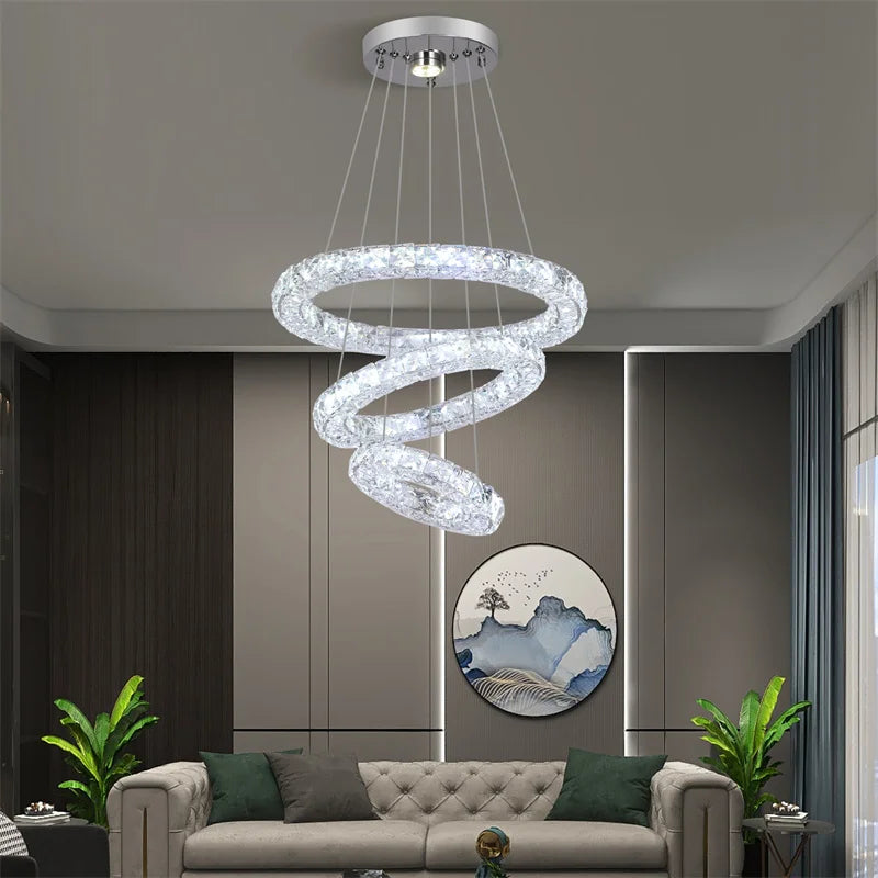 LED Crystal Ceiling Chandelier