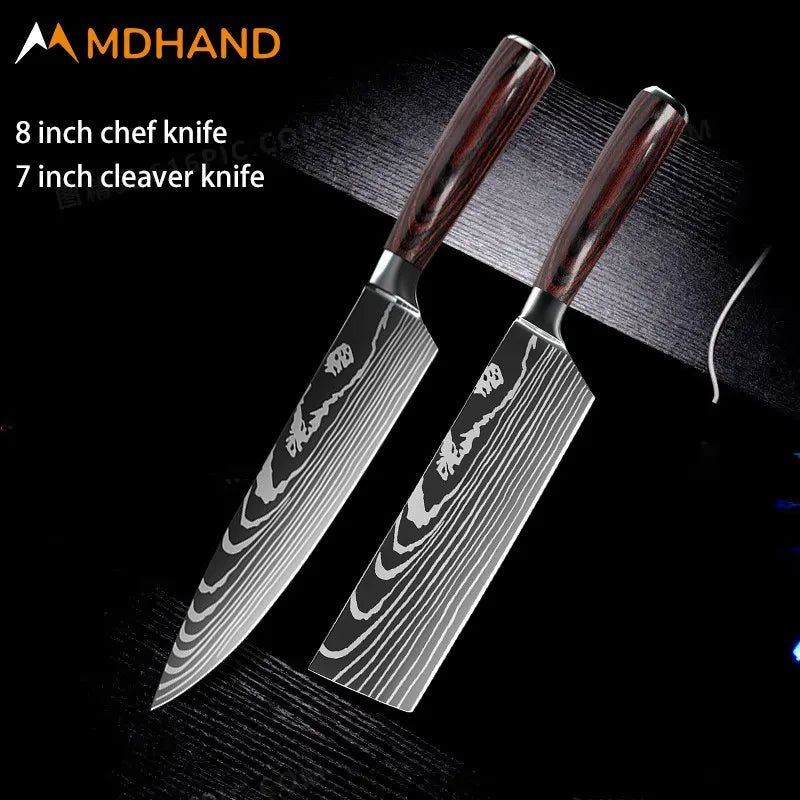 Stainless Steel Chef Knife Set