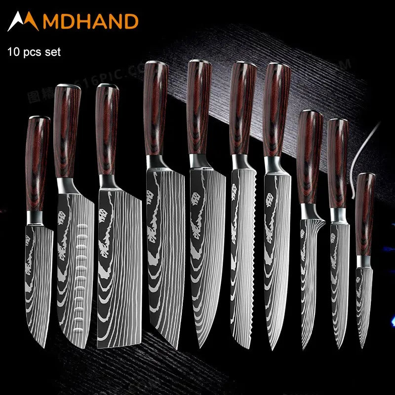 Stainless Steel Chef Knife Set