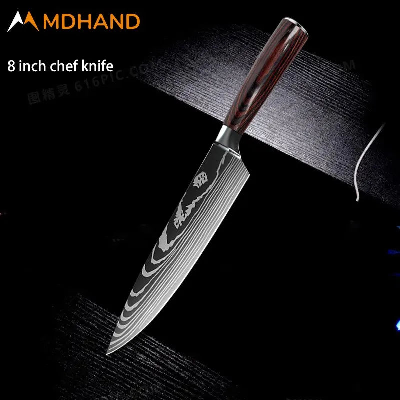 Stainless Steel Chef Knife Set