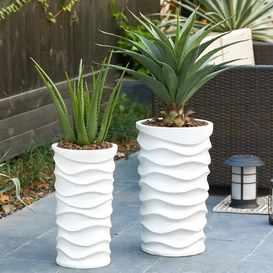 Set of 2 Planters for Outdoor Plants