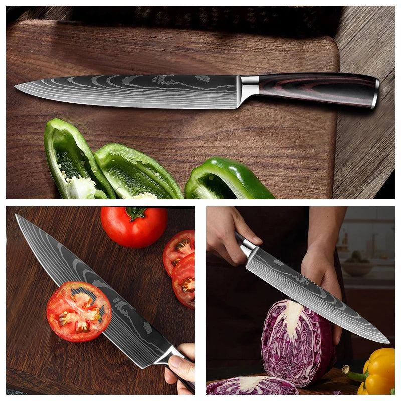 Stainless Steel Chef Knife Set