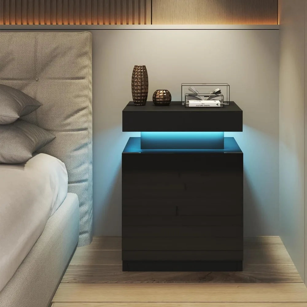 LED Nightstand, Set of 2