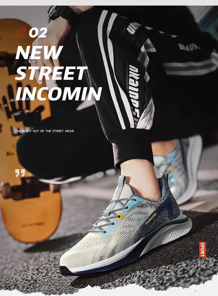 Men's Fashion Sneakers – Breathable Casual Running Shoes