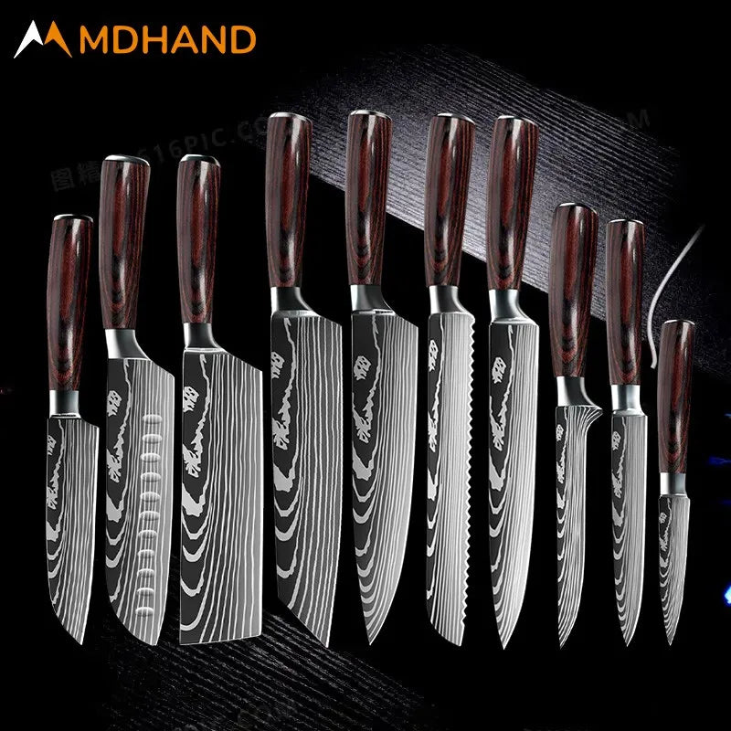 Stainless Steel Chef Knife Set