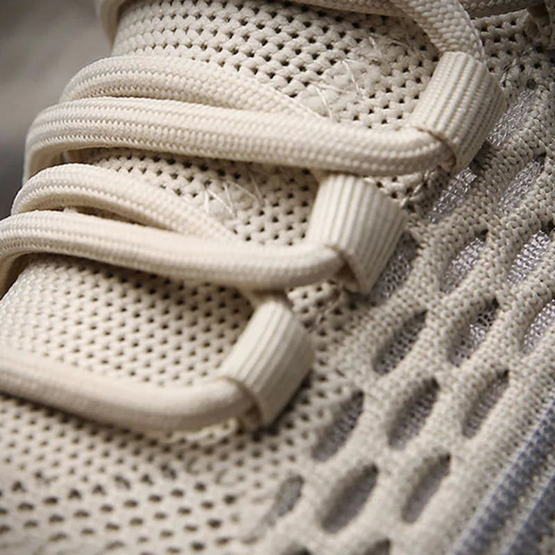 Men's Lightweight Breathable Running Shoes – Slip-On Fly Mesh Sneakers