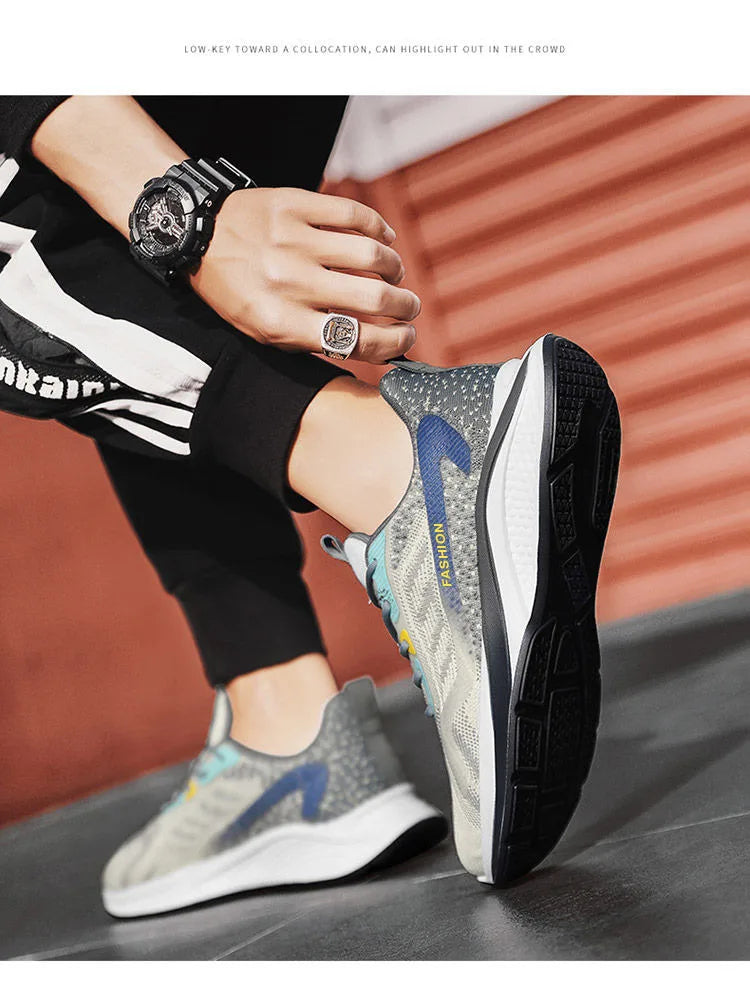 Men's Fashion Sneakers – Breathable Casual Running Shoes