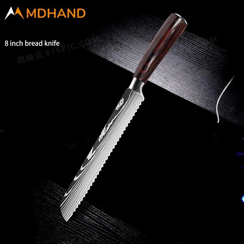 Stainless Steel Chef Knife Set