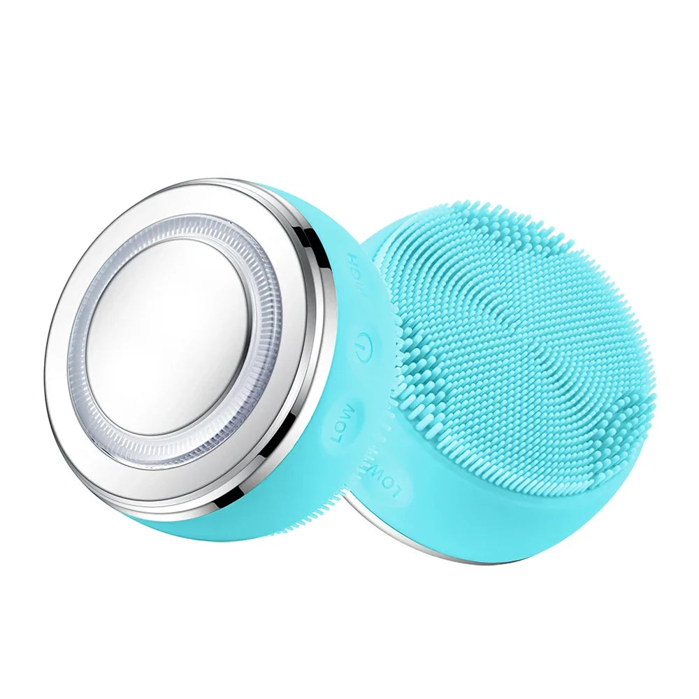 2-in-1 Electric Face Cleansing Brush Pore Cleaner