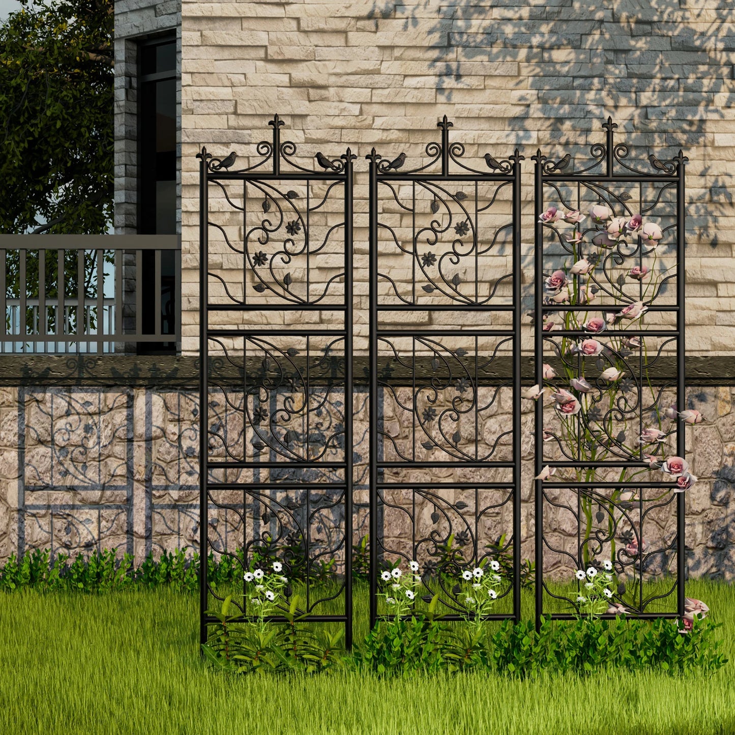 71" Decorative Garden Trellis