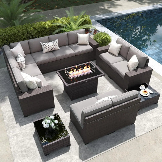 13 Pieces Outdoor Patio Furniture Set