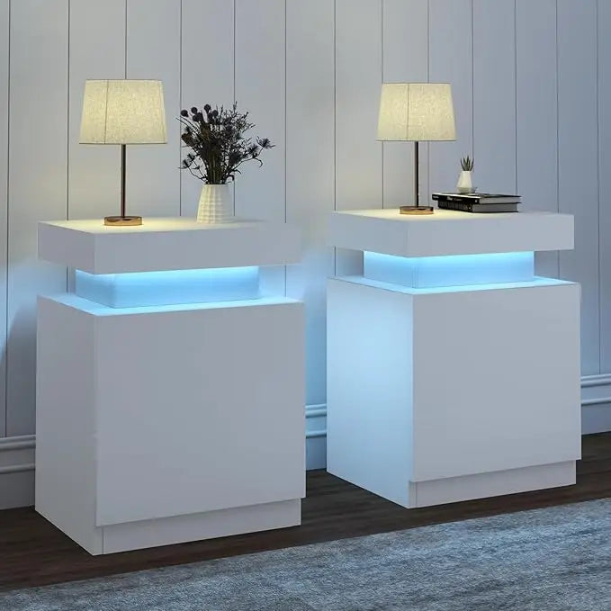 LED Nightstand, Set of 2