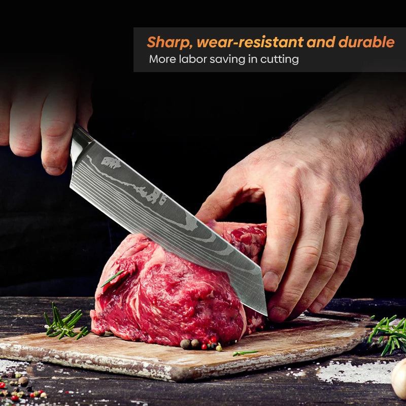 Stainless Steel Chef Knife Set