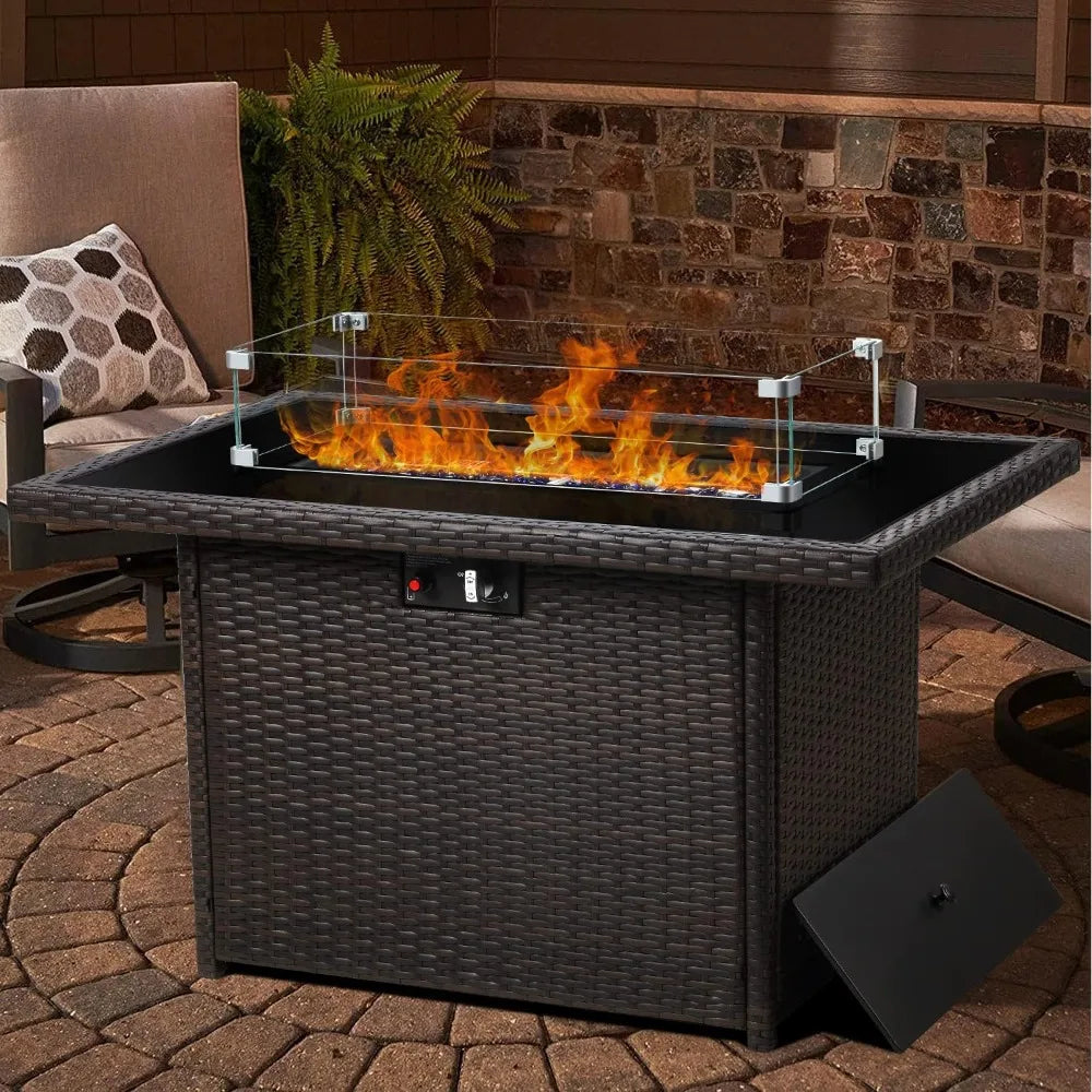 44" Propane Gas Fire Pit Table