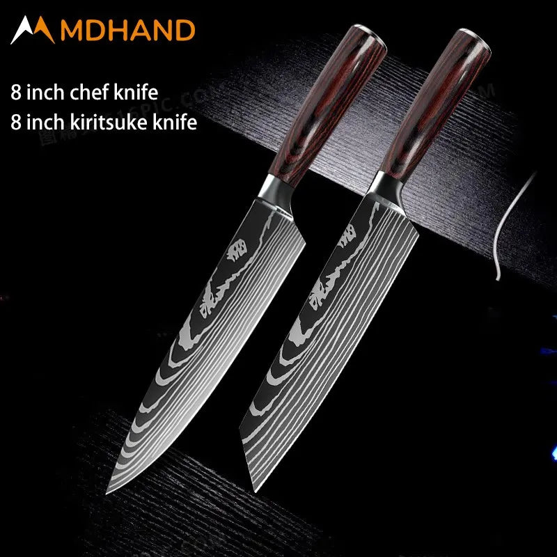 Stainless Steel Chef Knife Set