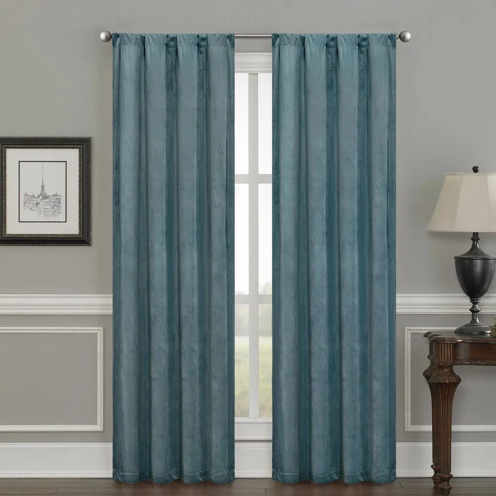 Plush Velvet Blackout Curtain Panels