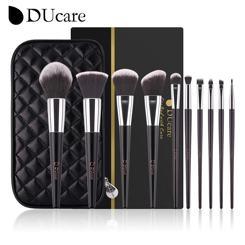 Professional Makeup Brush Set with Synthetic Bristles