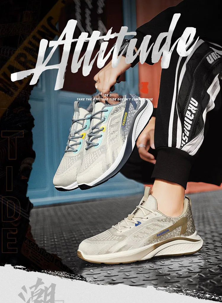 Men's Fashion Sneakers – Breathable Casual Running Shoes