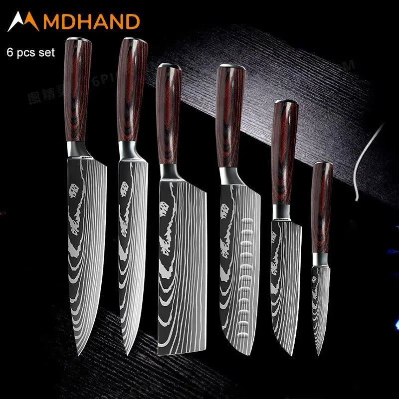 Stainless Steel Chef Knife Set