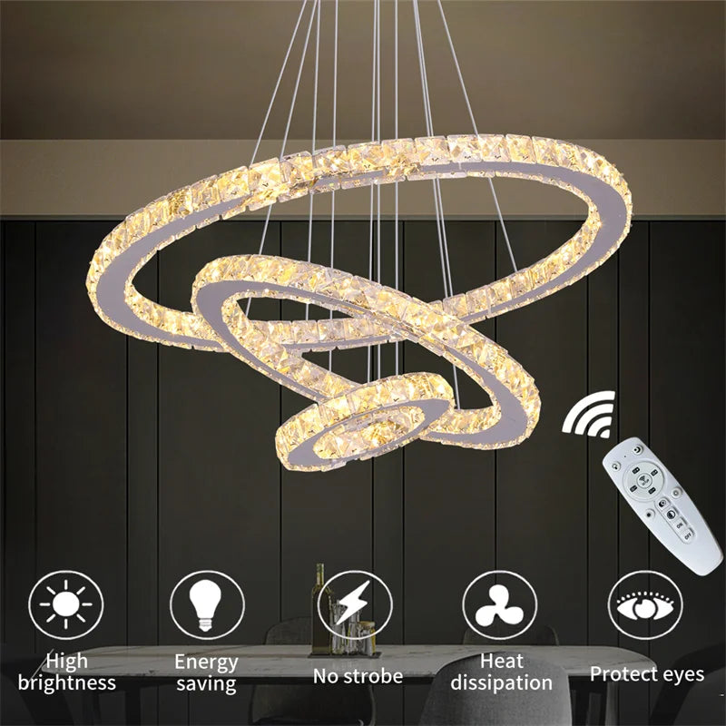 LED Crystal Ceiling Chandelier