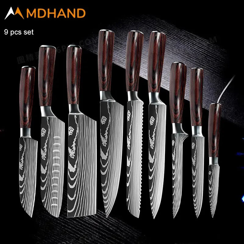 Stainless Steel Chef Knife Set