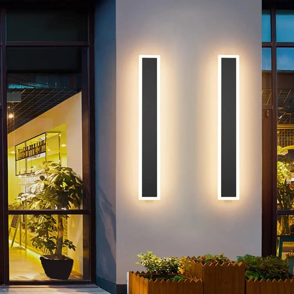 2 Pack Outdoor LED Wall Sconce