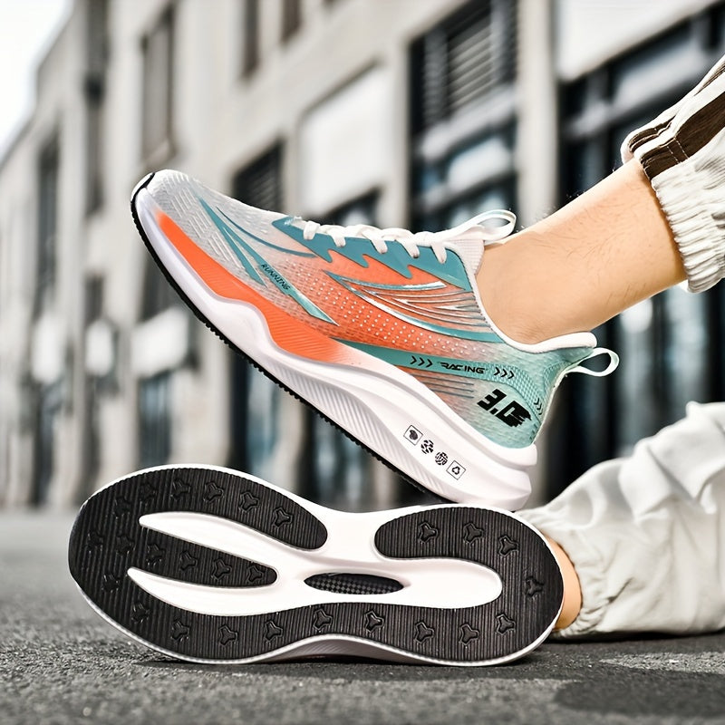 Men's Mid-Top Sports Sneakers – Lightweight Casual Running Shoes